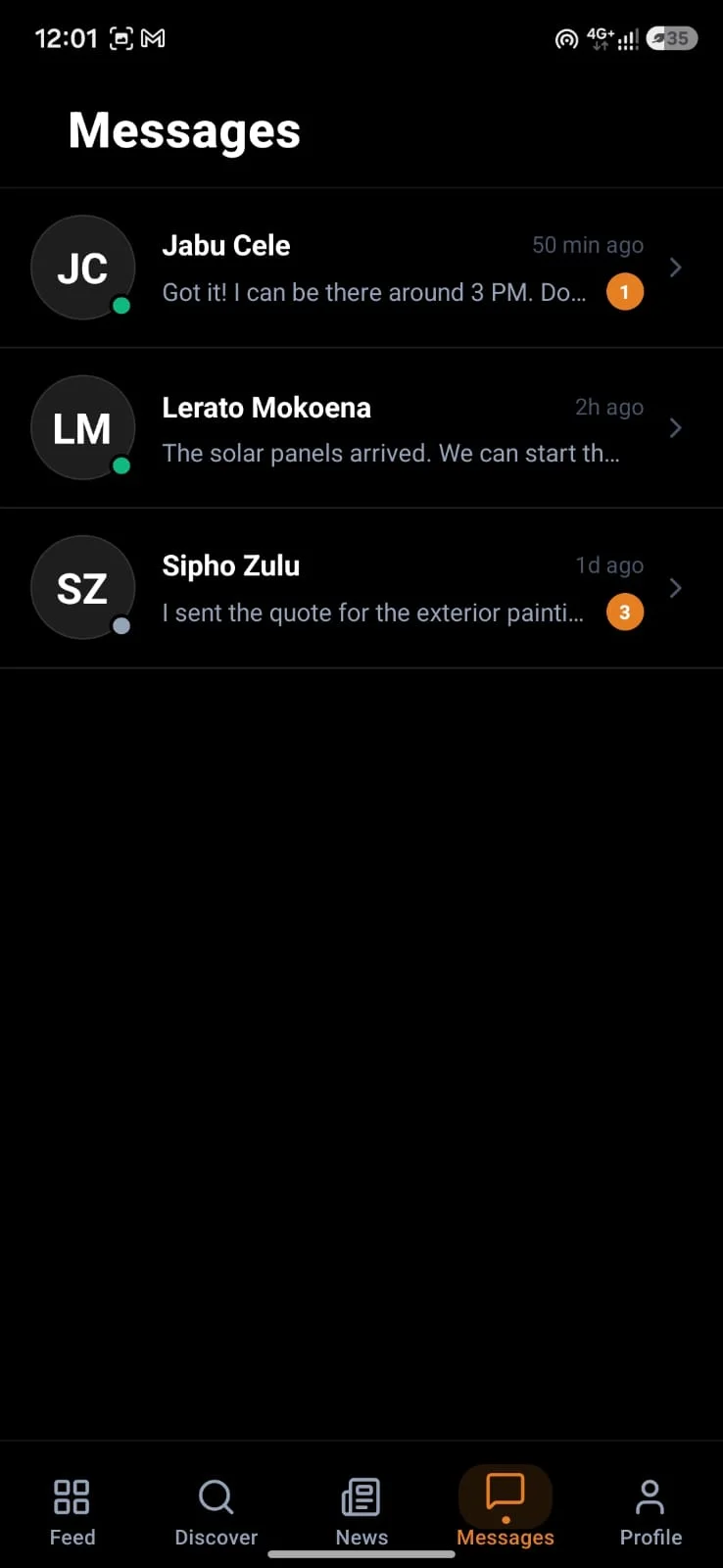 In-App Messaging