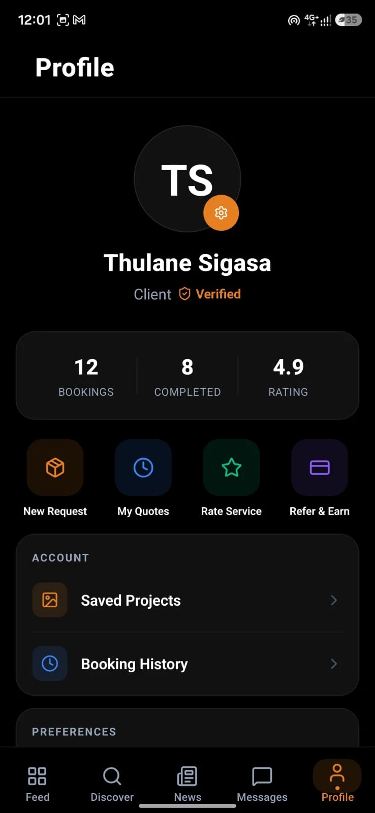 User Profile Management